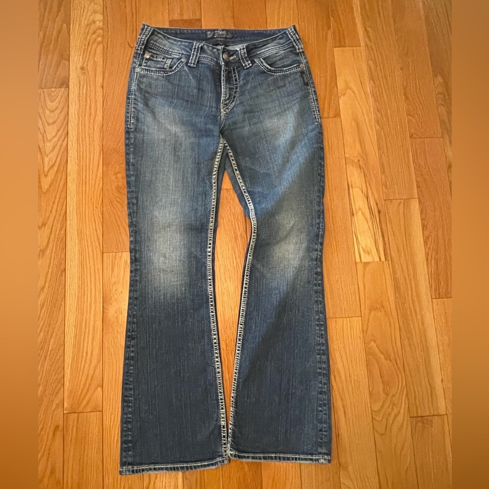 Silver Jeans Co. Dark Blue Boot Cut Women's Jeans EUC